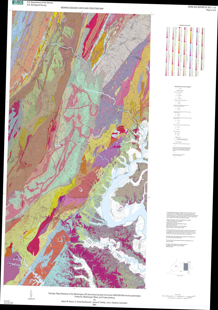 Public Frederick geologic map scan
