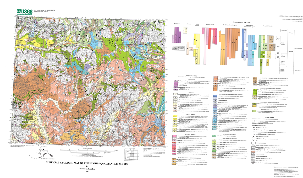 Original scanned Hughes geologic map sheet